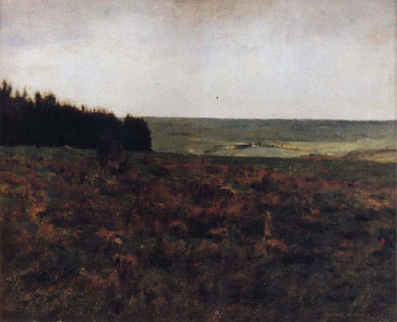 Fernand Khnopff Heaths in the Ardennes France oil painting art